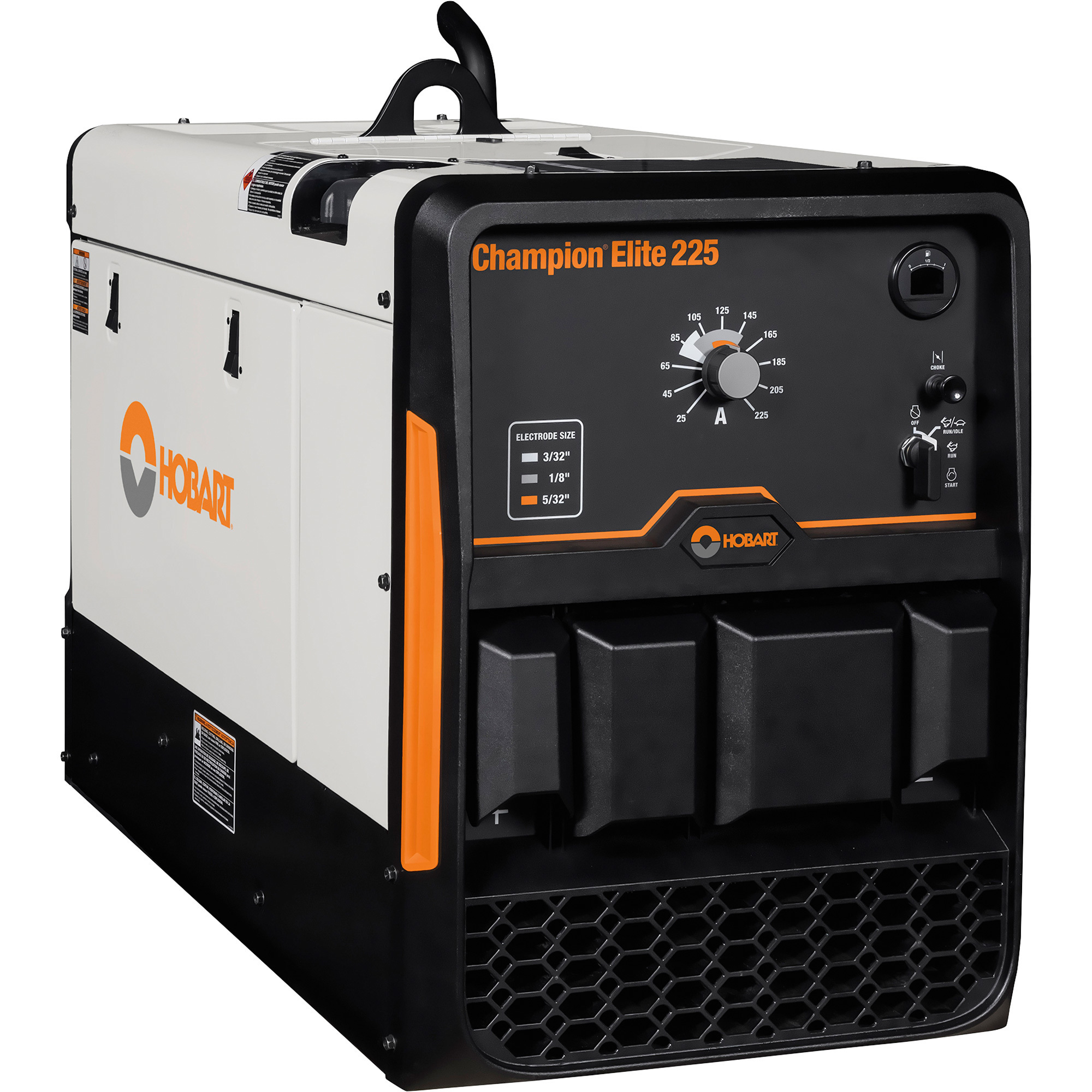 Hobart Champion Elite 225 Engine-Driven Stick Welder Generator – 225A DC, 10,000W Peak Power, Vanguard® 23 HP Gas Engine, Electric Start, Model #500580